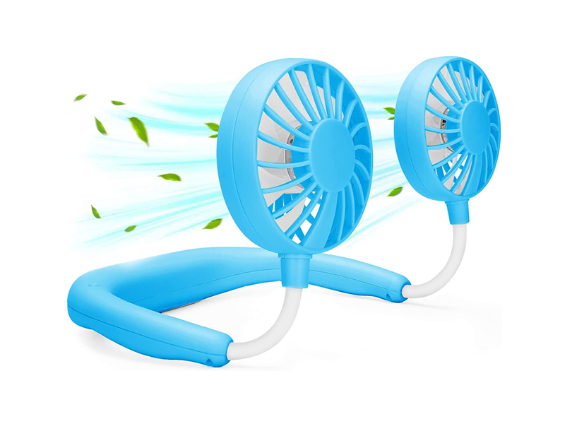 Jeteasy.ie Supercooler Headphone Style Neck Fan Blue